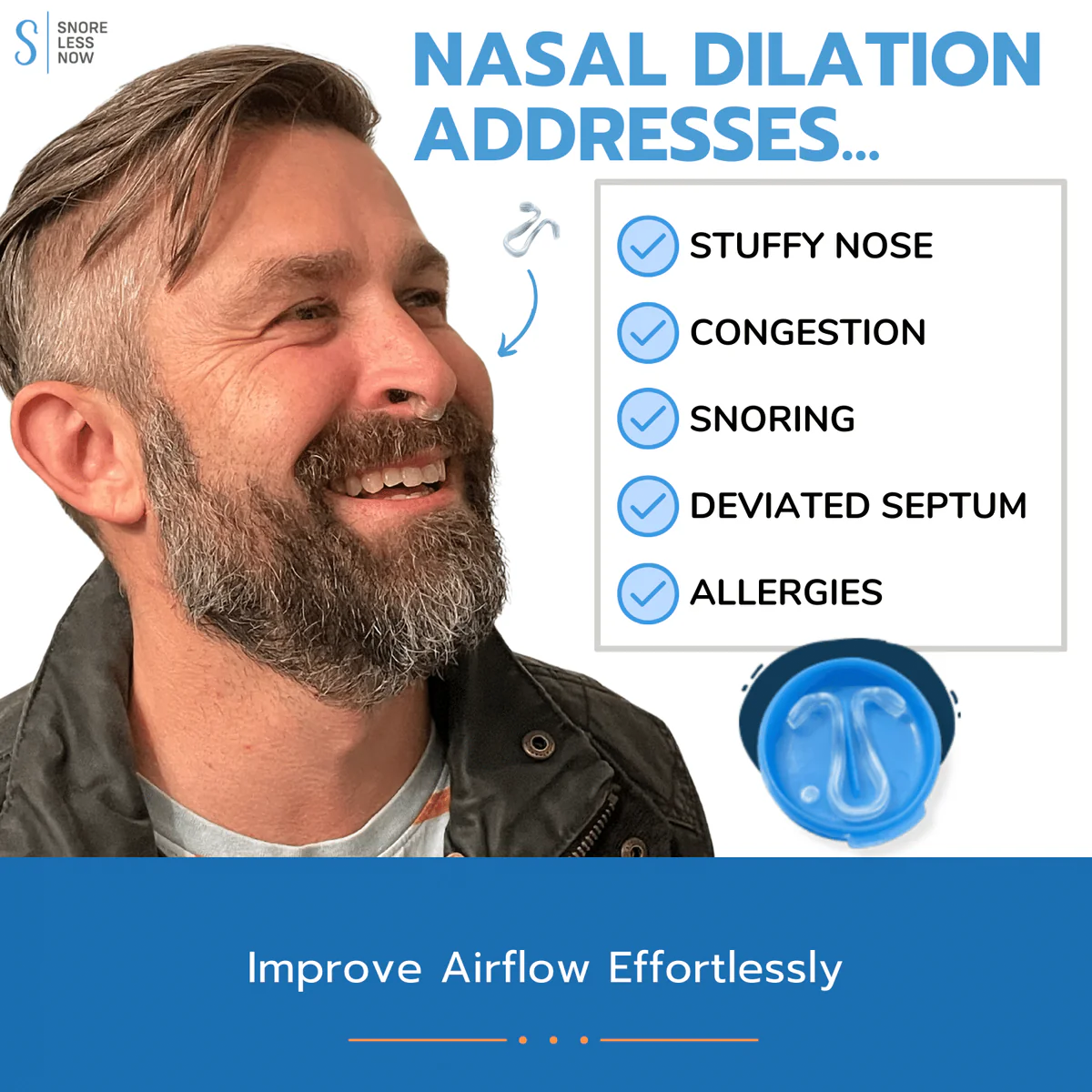 Airflow Clip Nasal Dilator