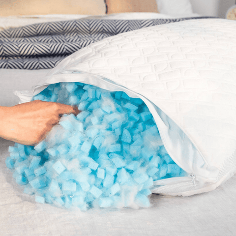 memory foam in pillow can be removed