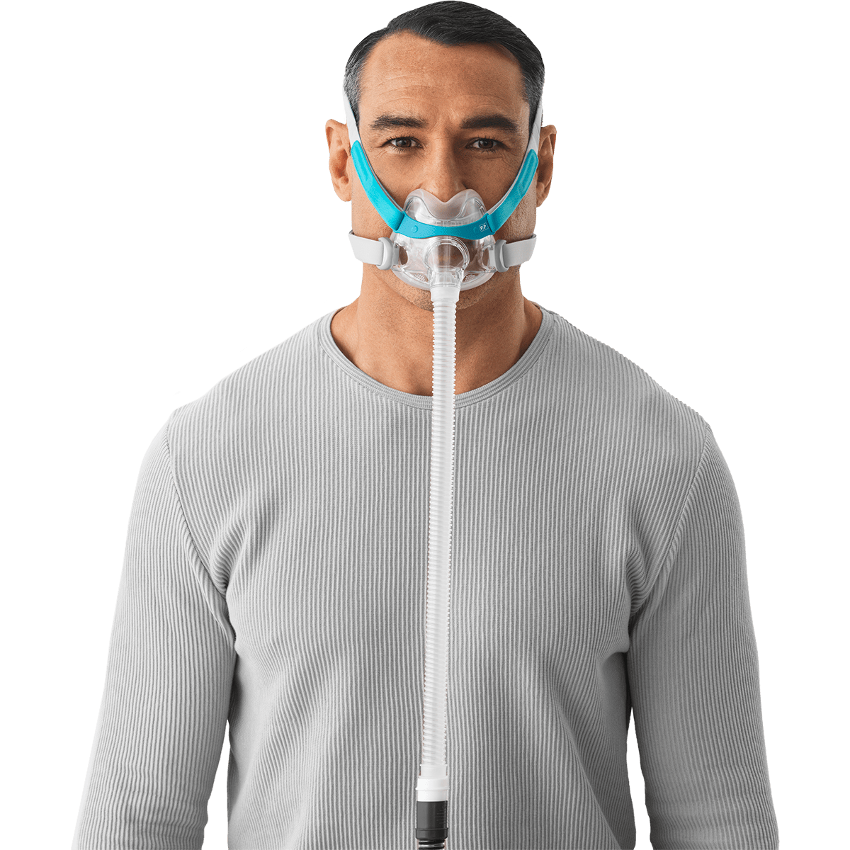 man wearing evora fill face mask