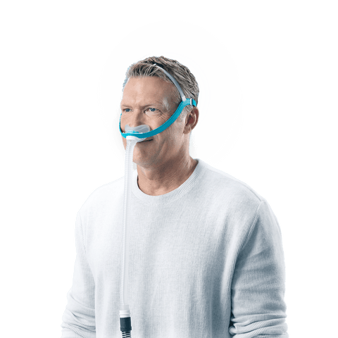 man wearing evora nasal mask