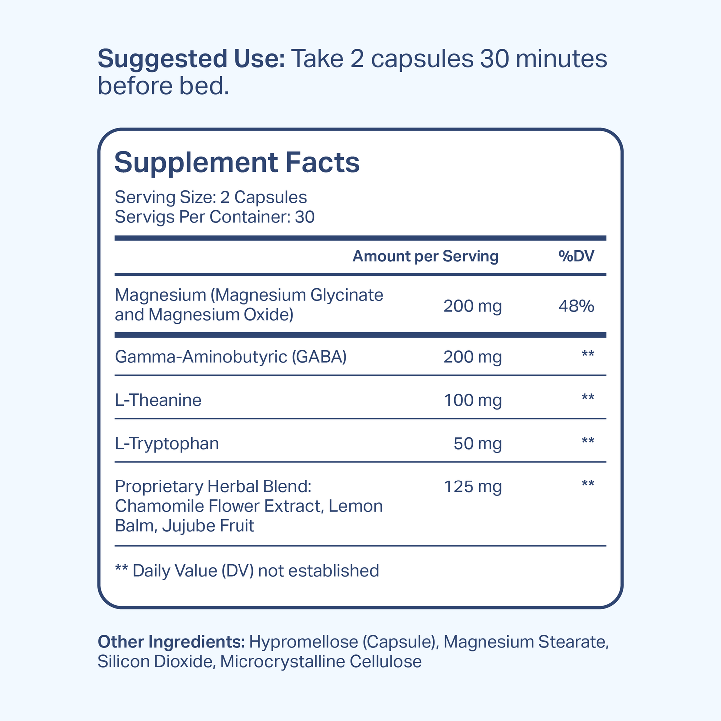 Rest Support Magnesium Capsules