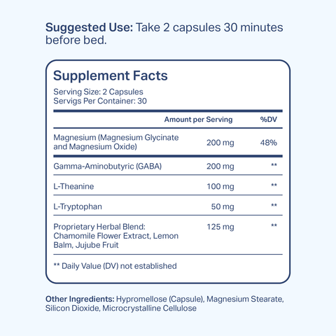Rest Support Magnesium Capsules