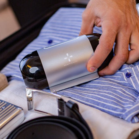 Luna Travel Pap Machine in suitcase