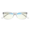 front view of diamond (light gray) color blue light blocking glasses