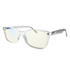 angled view of diamond (light gray) color blue light blocking glasses