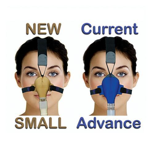 Circadiance SleepWeaver Advance Small Cloth Nasal CPAP Mask with Headgear